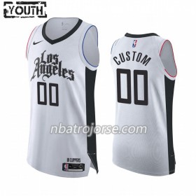 Barn Los Angeles Clippers Tröja Skräddarsydda 2019-20 Nike City Edition Swingman